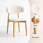 Silla Cloud Madera - Beige 5
