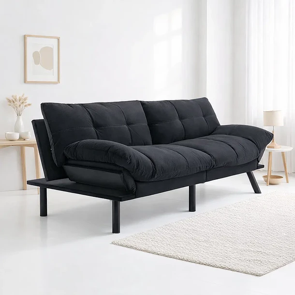 Sofá Cama PlushFlex Negro 2