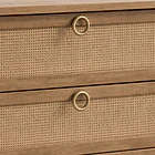 Velador Duna Rattan Ancho con Cajones de Ratán 6