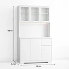 Mueble Buffet Alto LumiGlass 4