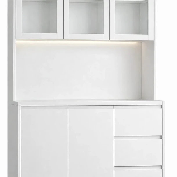 Mueble Buffet Alto LumiGlass 6