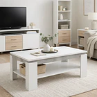 Mesa De Centro Oslo Blanca 3