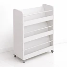 Estanteria con ruedas 3 niveles blanca - blanco 1