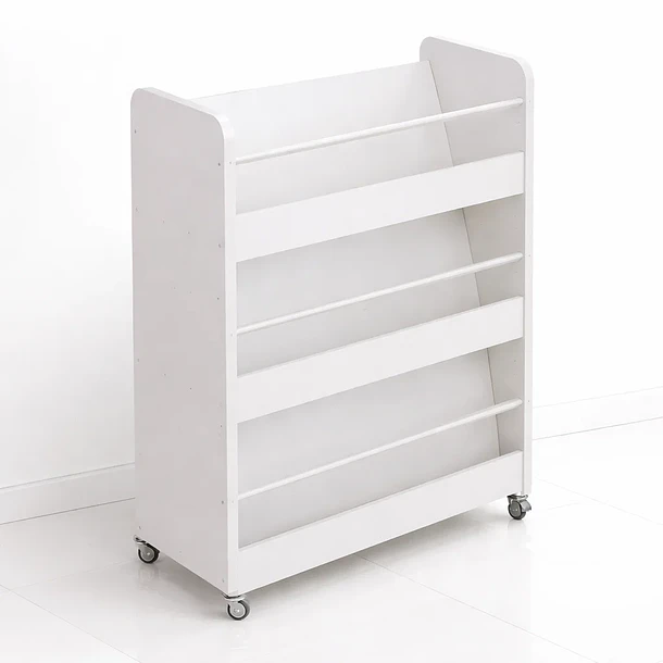 Estanteria con ruedas 3 niveles blanca - blanco 1