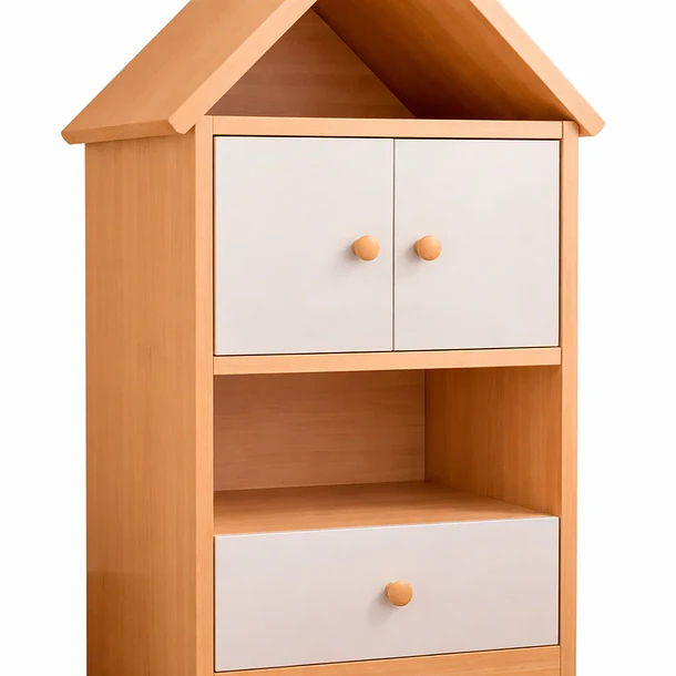 Estanteria madera organizadora para niños - Cafe Claro 6