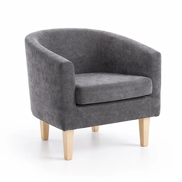 Sillón Compacto WoodLine - Gris 1