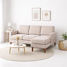 Sofá Esquinero Urban Lounge con Asiento Acolchado - Beige 2