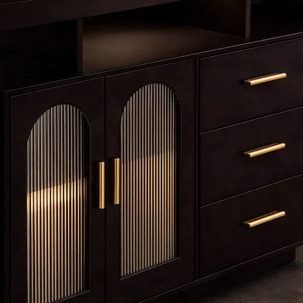 Mueble Cafetero GlassLight con LED 6