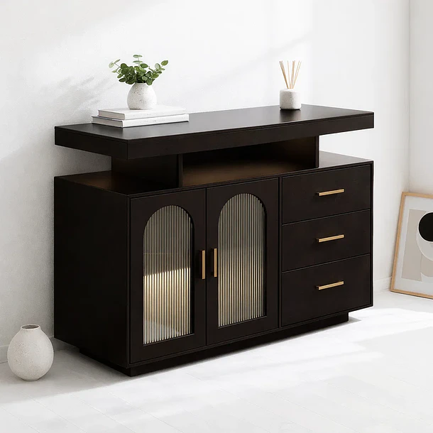 Mueble Cafetero GlassLight con LED 2