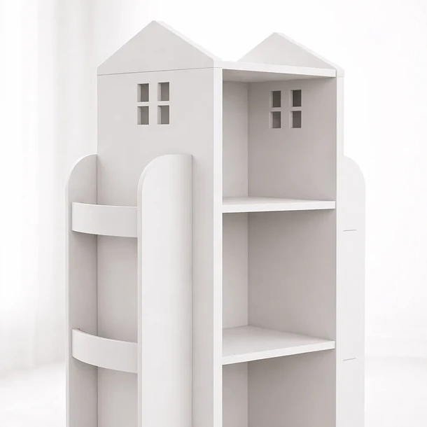 Estanteria para niños giratoria - blanco 6