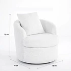 Sillón Giratorio Teddy Comfort 360° 4
