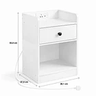 Velador Luma Mini con Enchufe Integrado Compacto - Blanco 4