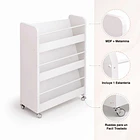 Estanteria con ruedas 3 niveles blanca - blanco 5