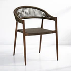 Silla de Terraza Douce - Aluminio y Rattan 1