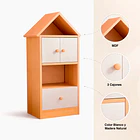 Estanteria madera organizadora para niños - Cafe Claro 5