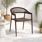 Silla de Terraza Douce - Aluminio y Rattan 2