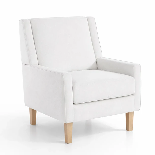 Sillón Elegance Home en Tela Beige 1