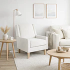 Sillón Elegance Home en Tela Beige 3