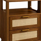 Velador Velia Rattan con Cajones y Diseño Natural 6