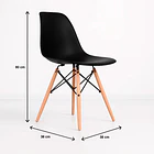 Silla Eames - Negro 4