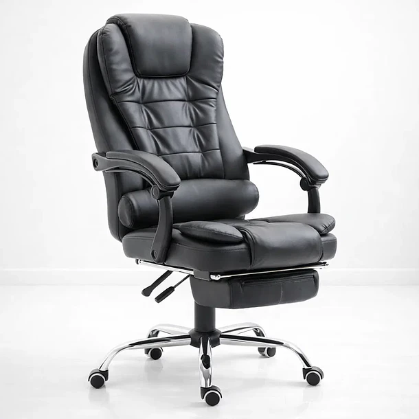 Silla ejecutiva masajeadora negra 1