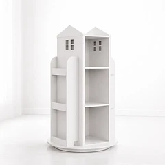Estanteria para niños giratoria - blanco