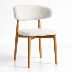 Silla Cloud Madera - Beige