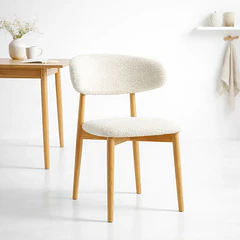 Silla Cloud Madera - Beige