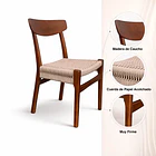 Pack de 2 Sillas Koda Madera - Natural 5