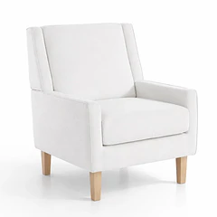 Sillón Elegance Home en Tela Beige