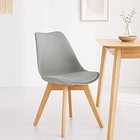 Silla Tulip Acolchada - Gris 2