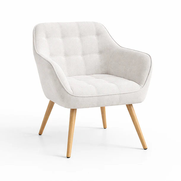 Butaca Decorativa Velvet Chic - Beige 1