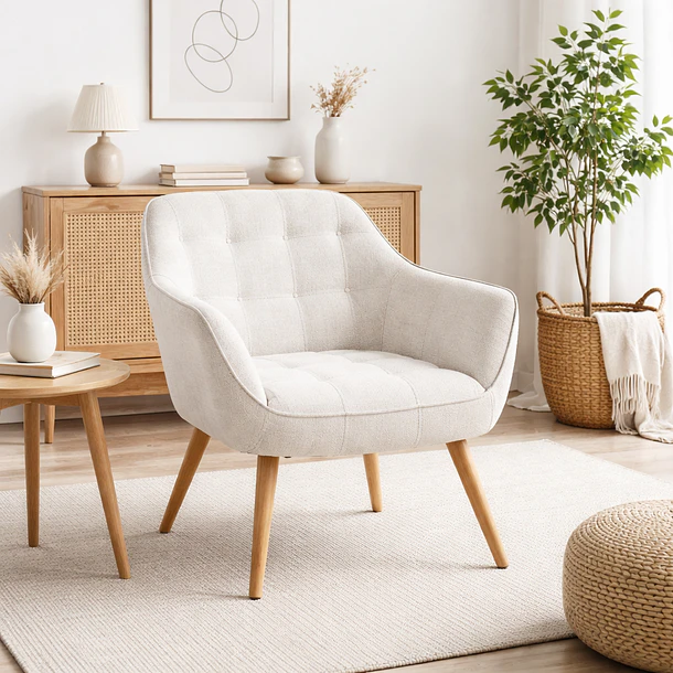 Butaca Decorativa Velvet Chic - Beige 3