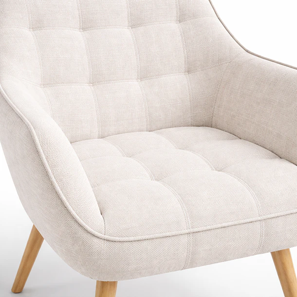 Butaca Decorativa Velvet Chic - Beige 6