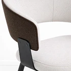 Silla KLOPS Velvet - Blancas 6