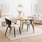 Pack de 2 Sillas KLOPS Velvet - Blanca 3