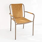 Silla Comedor o Exterior KAMBA Tejido - Color Trigo 1