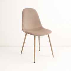Silla Spoon Velvet - Beige