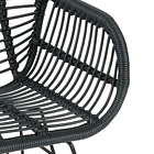 Butaca con Apoyabrazos de Terraza Rattan Grecia Color Negro 6