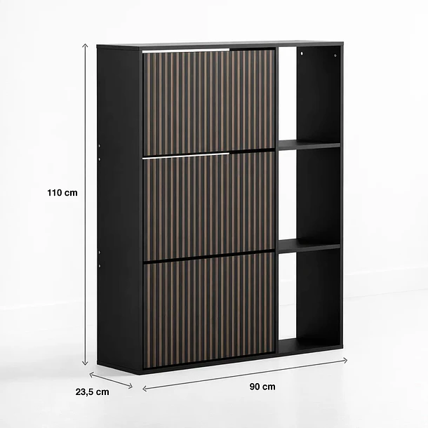 Zapatero Urban Flex - Negro 4