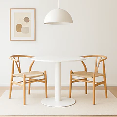 Pack 2 Sillas Wishbone Madera - Natural