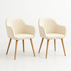 Pack de 2 Butacas Sitiales Poltronas Diamante Terciopelo - Beige 1