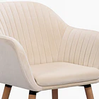 Pack de 2 Butacas Sitiales Poltronas Diamante Terciopelo - Beige 6