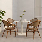 Pack de 4 Sillas Bistro Parisina Textileno con reposabrazos - Beige 3