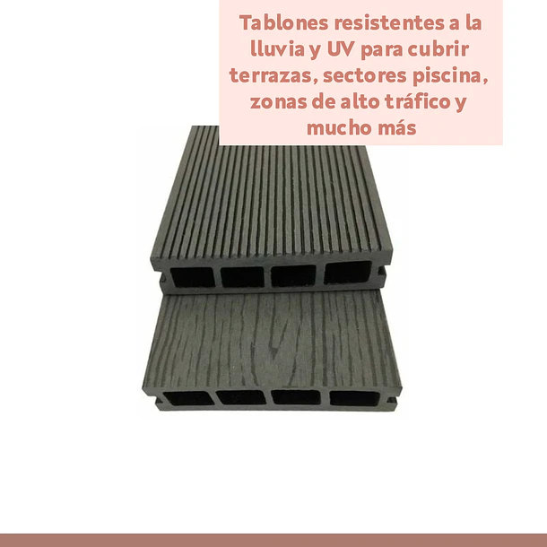 Deck exterior WPC Color Verde 6