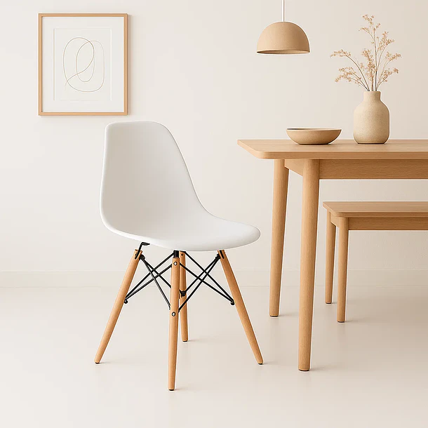 Silla Eames - Blanca 2