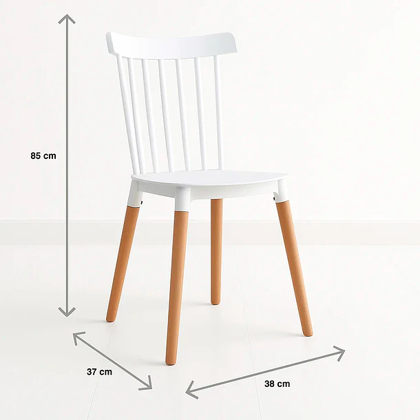 Silla Windsor - Blanca 4
