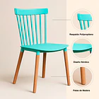 Silla Windsor - Menta 9