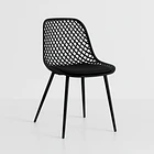 Silla Europa Acolchada - Negra 1