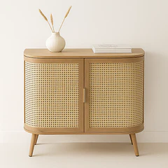 Cómoda Siena Rattan - Natural